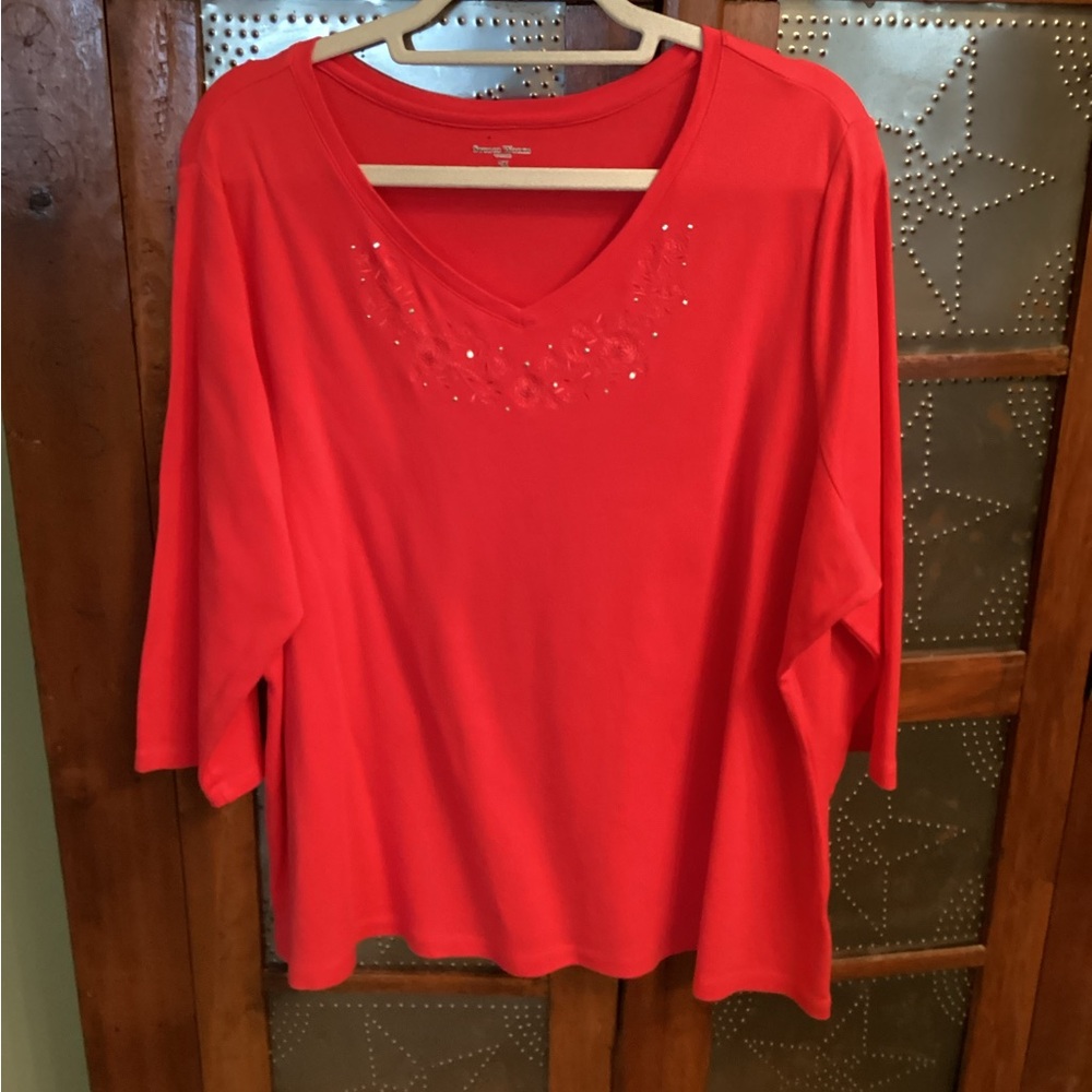 3/4 length sleeve top